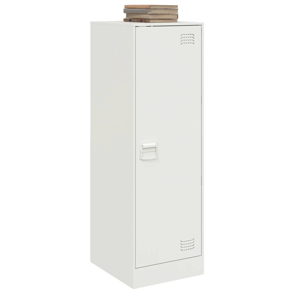 vidaXL Sideboard Weiß 34,5x39x107 cm Stahl