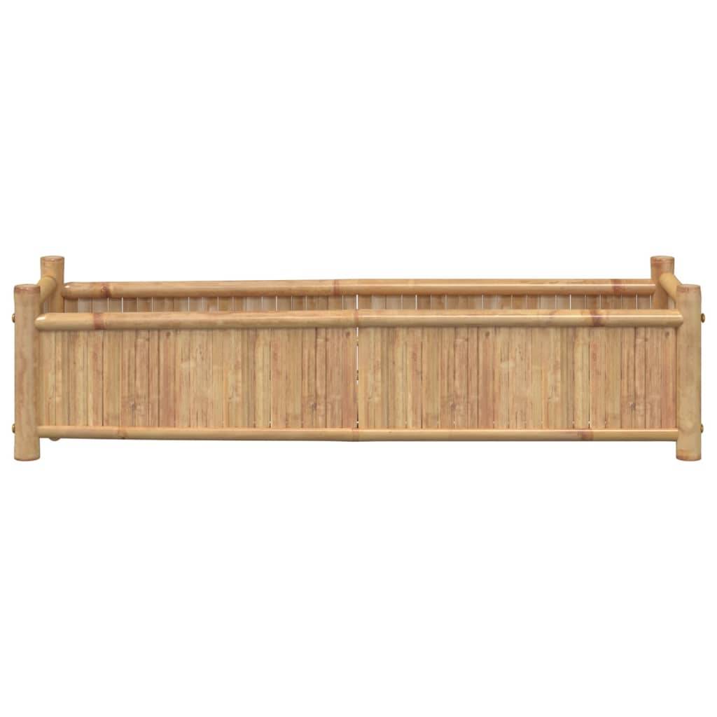 vidaXL Pflanzkübel 100x30x25 cm Bambus