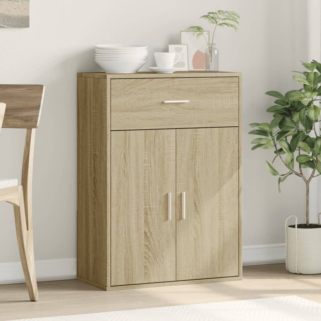 vidaXL Sideboard Sonoma-Eiche 60x30x84 cm Holzwerkstoff