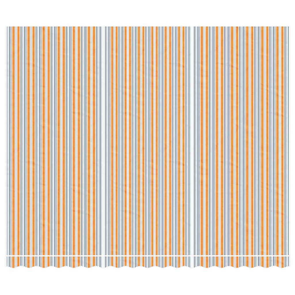 vidaXL Markisenbespannung Mehrfarbig Gestreift 4,5x3,5 m