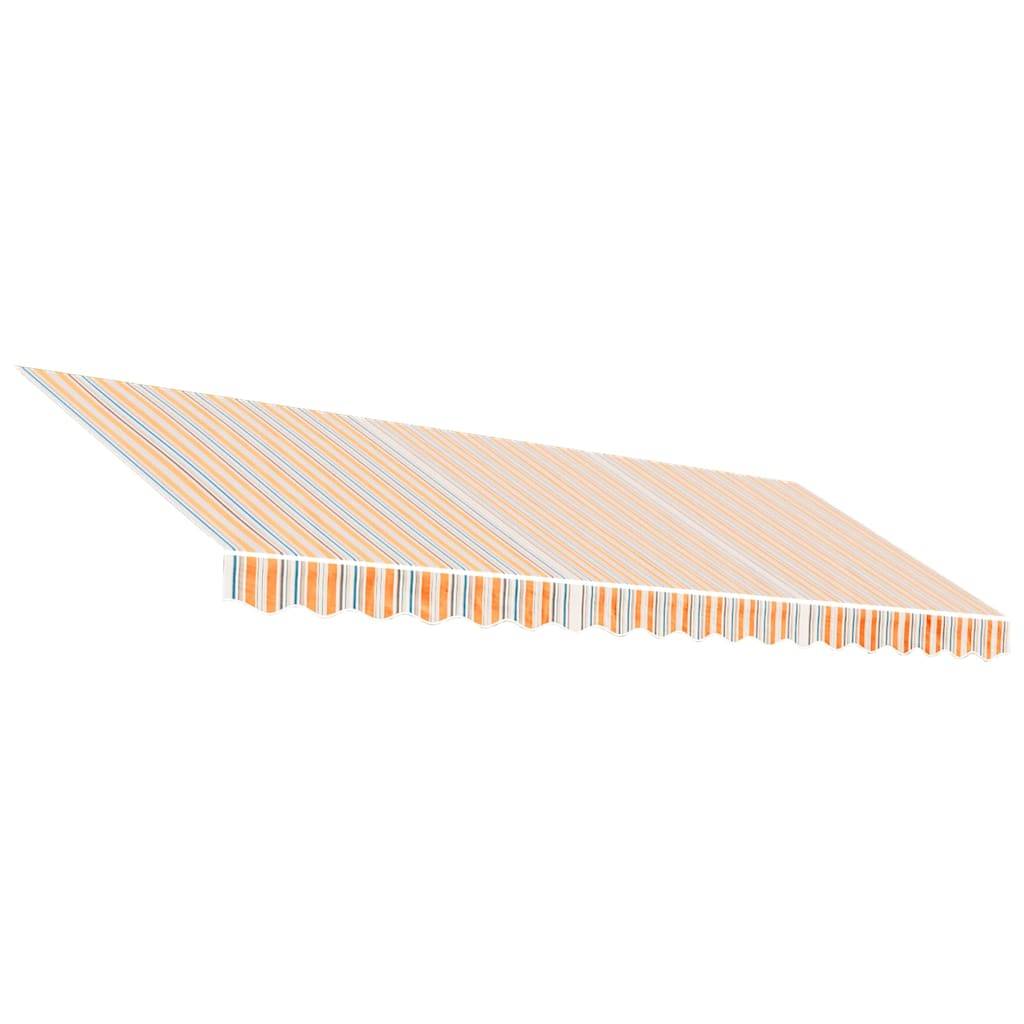 vidaXL Markisenbespannung Mehrfarbig Gestreift 4,5x3,5 m