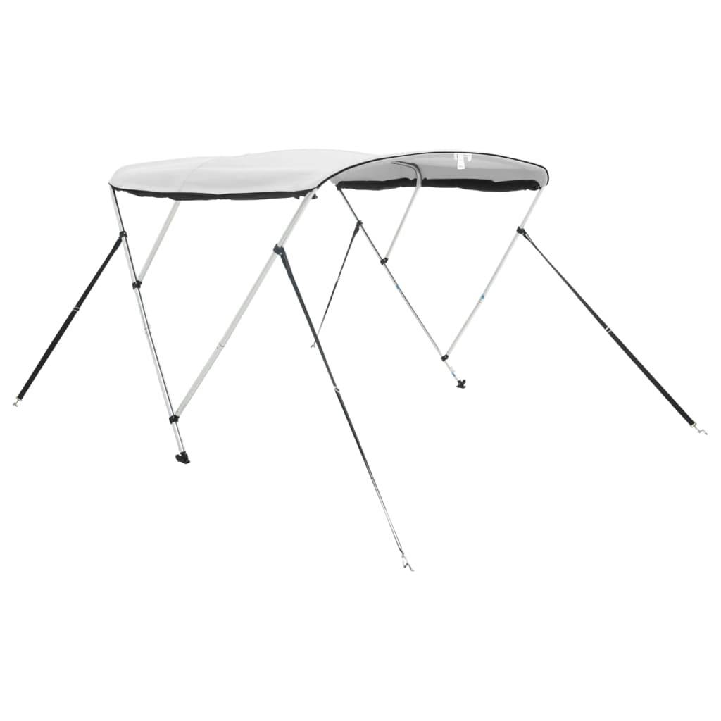 vidaXL 3-Bow Bimini-Top mit Mesh-Seitenteilen 183x(185-198)x137 cm