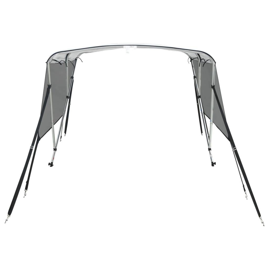 vidaXL 3-Bow Bimini-Top mit Mesh-Seitenteilen 183x(137-152)x137 cm