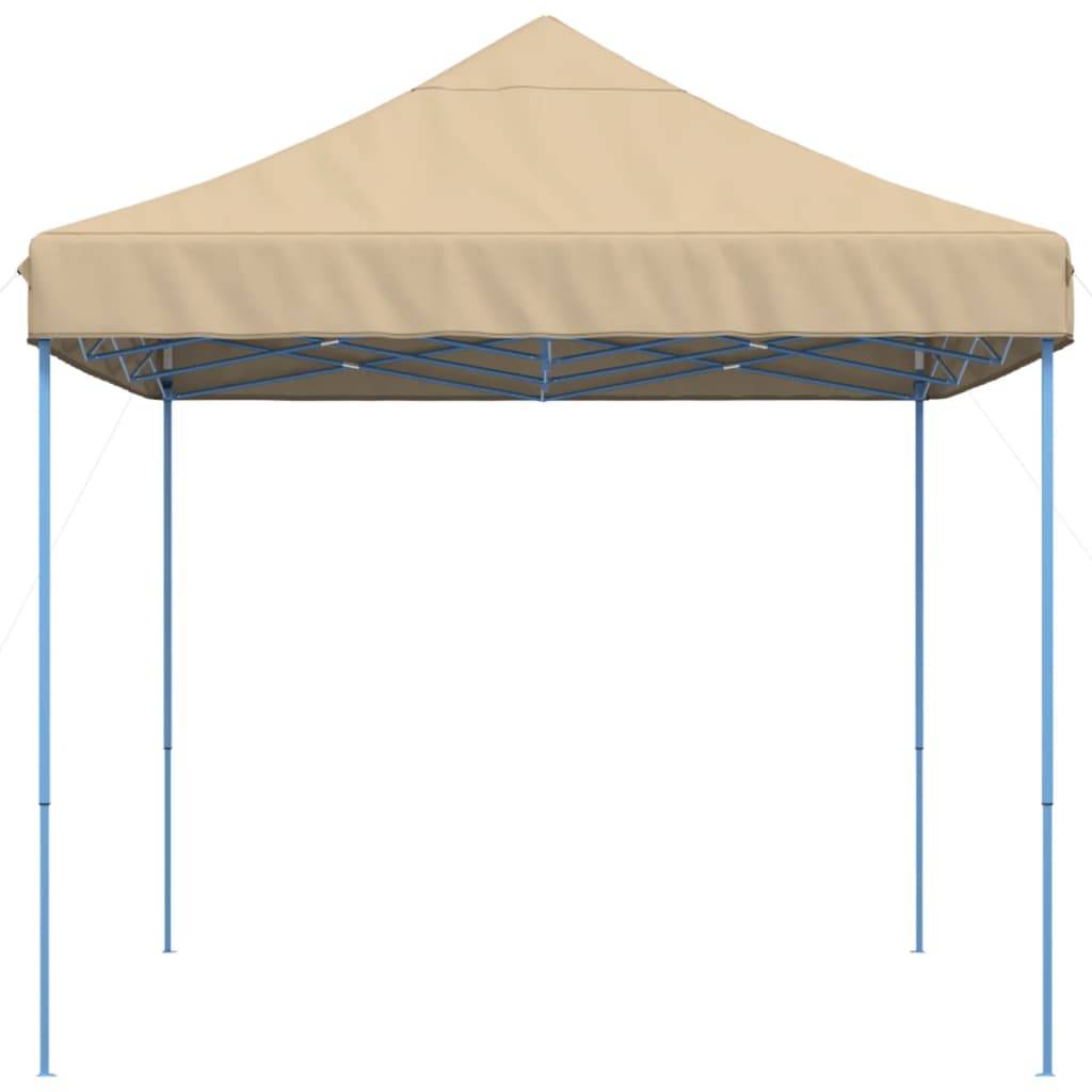 vidaXL Partyzelt Faltbar Pop-Up Beige 410x279x315 cm
