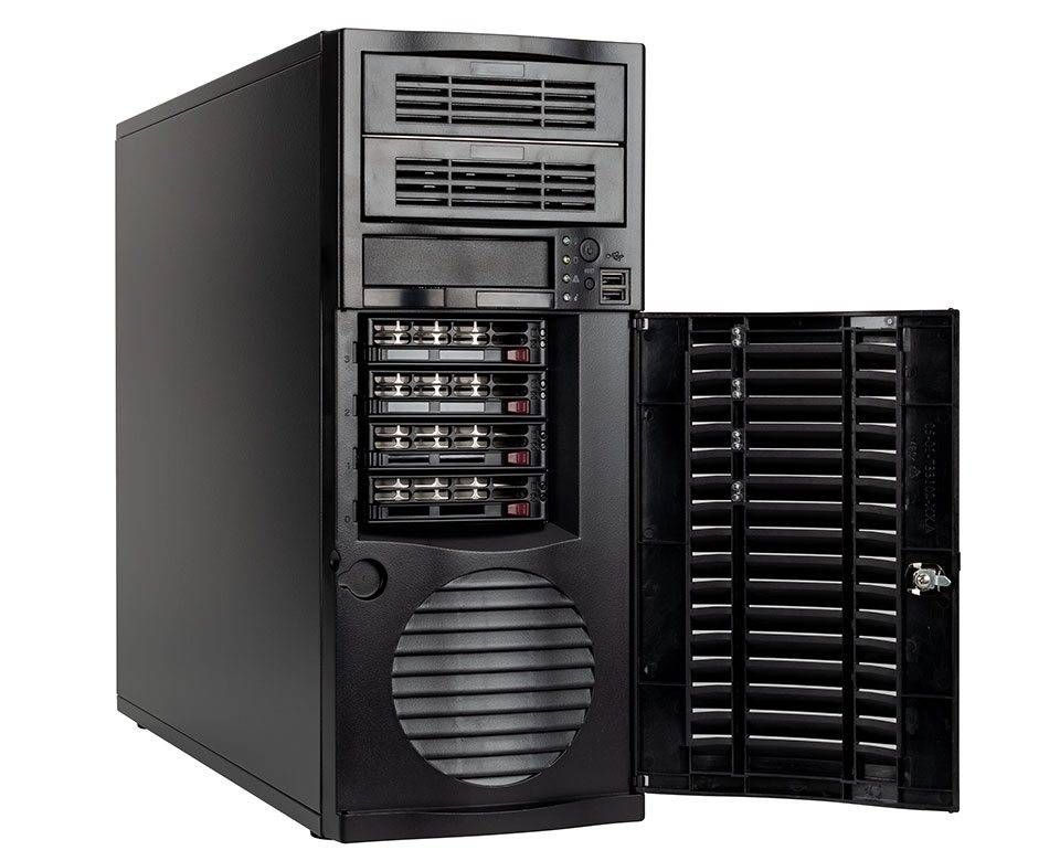 bluechip SERVERline T40334r Tower, Intel® Xeon® 6511P Prozessor / bis zu 4.20