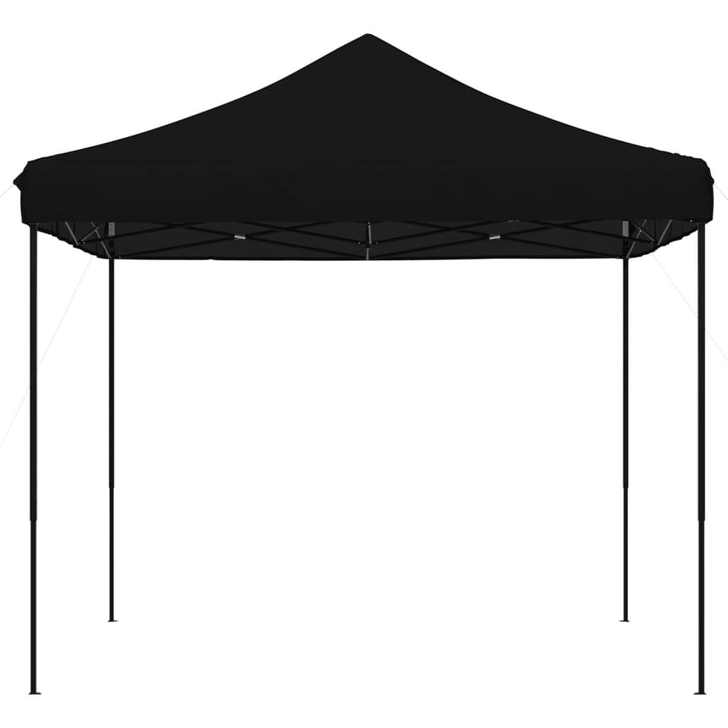vidaXL Partyzelt Faltbar Pop-Up Schwarz 292x292x315 cm