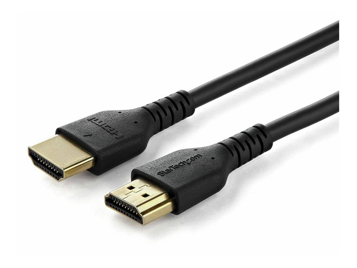 StarTech.com 1.5m (4.9ft) Premium High Speed HDMI Cable with Ethernet, 4K - Premium Highspeed - HDMI-Kabel mit Ethernet