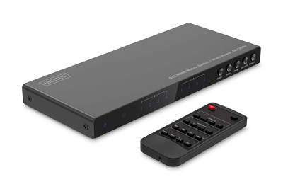 DIGITUS - 4x2 HDMI Matrix Switch / Multi-Viewer, 4K/30Hz