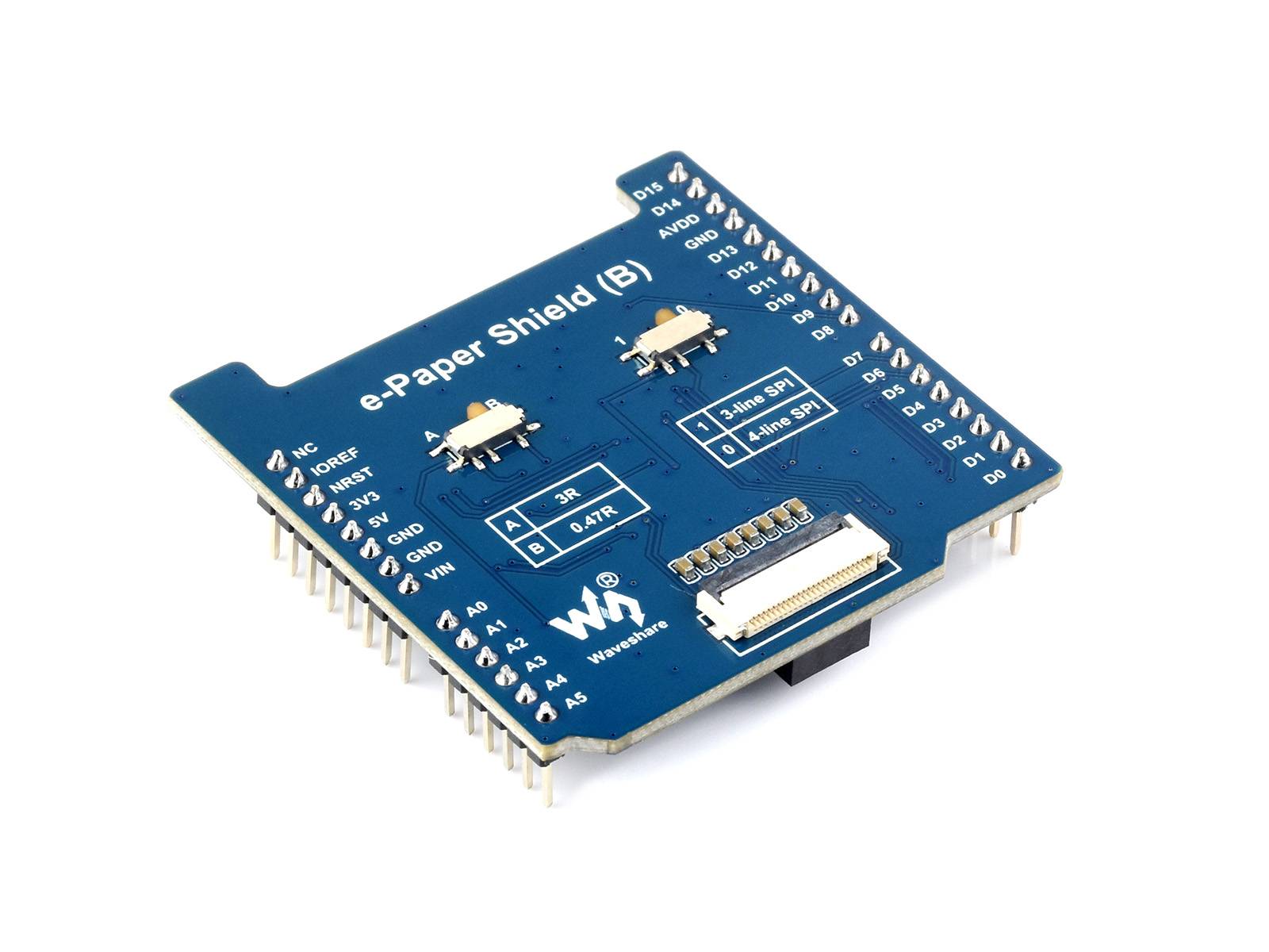 WaveShare Universal E-Paper Raw Panel Driver Shield (B) for NUCLEO Arduino