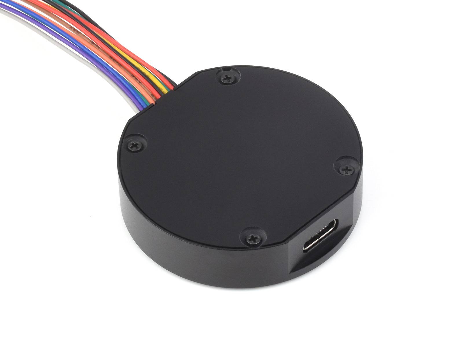 WaveShare RP2040 Microcontroller Dev Board 1.28inch Round Touch LCD Metal Case