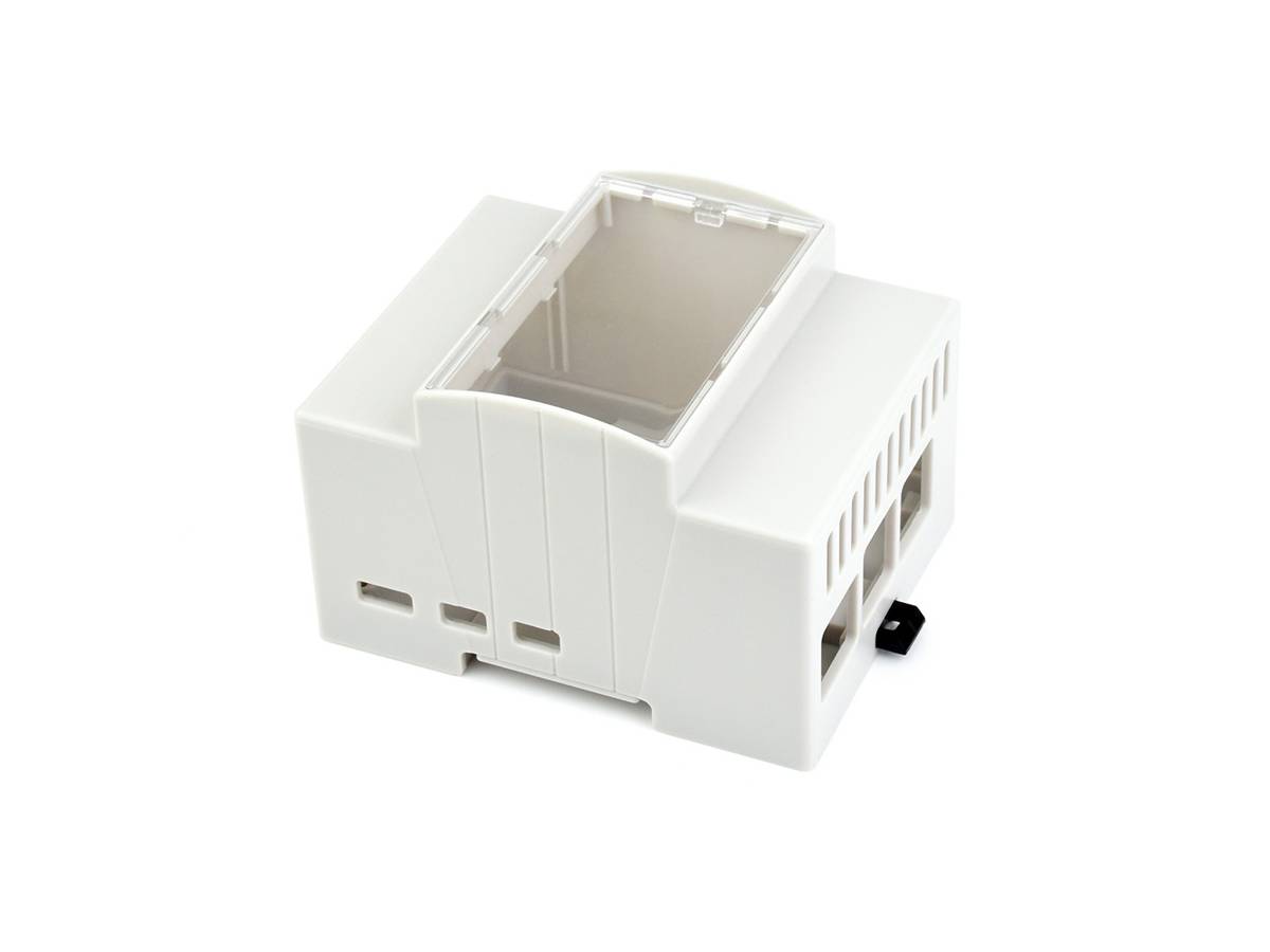 WaveShare DIN Rail ABS Case for Raspberry Pi 5 Large Inner Space