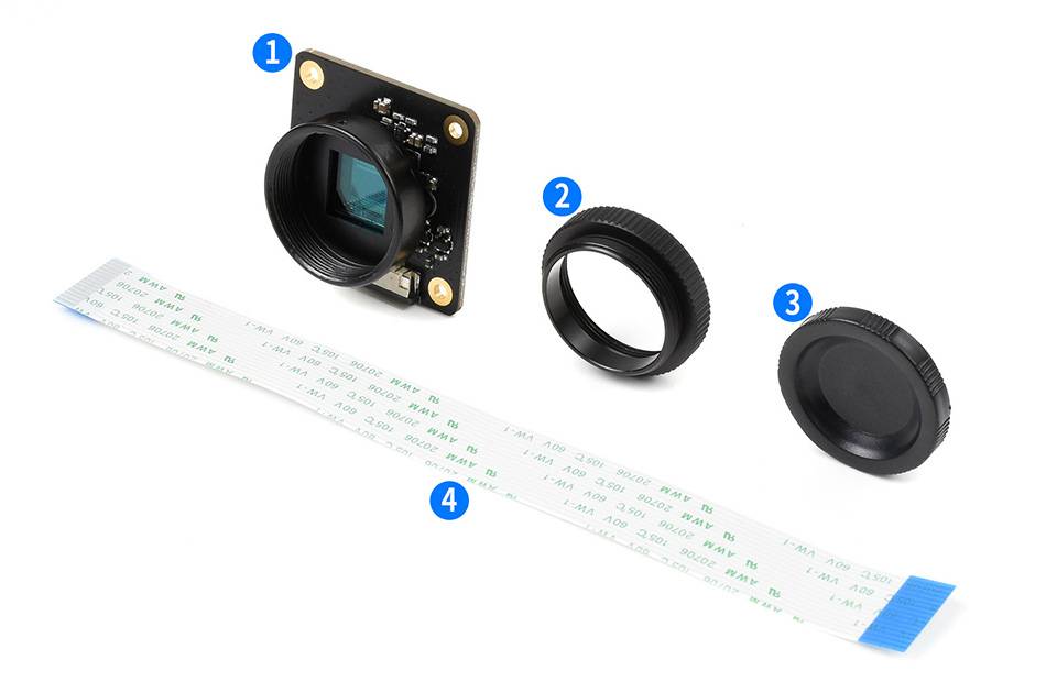 WaveShare 12.3MP IMX477 High Quality Camera for Raspberry Pi Jetson Nano