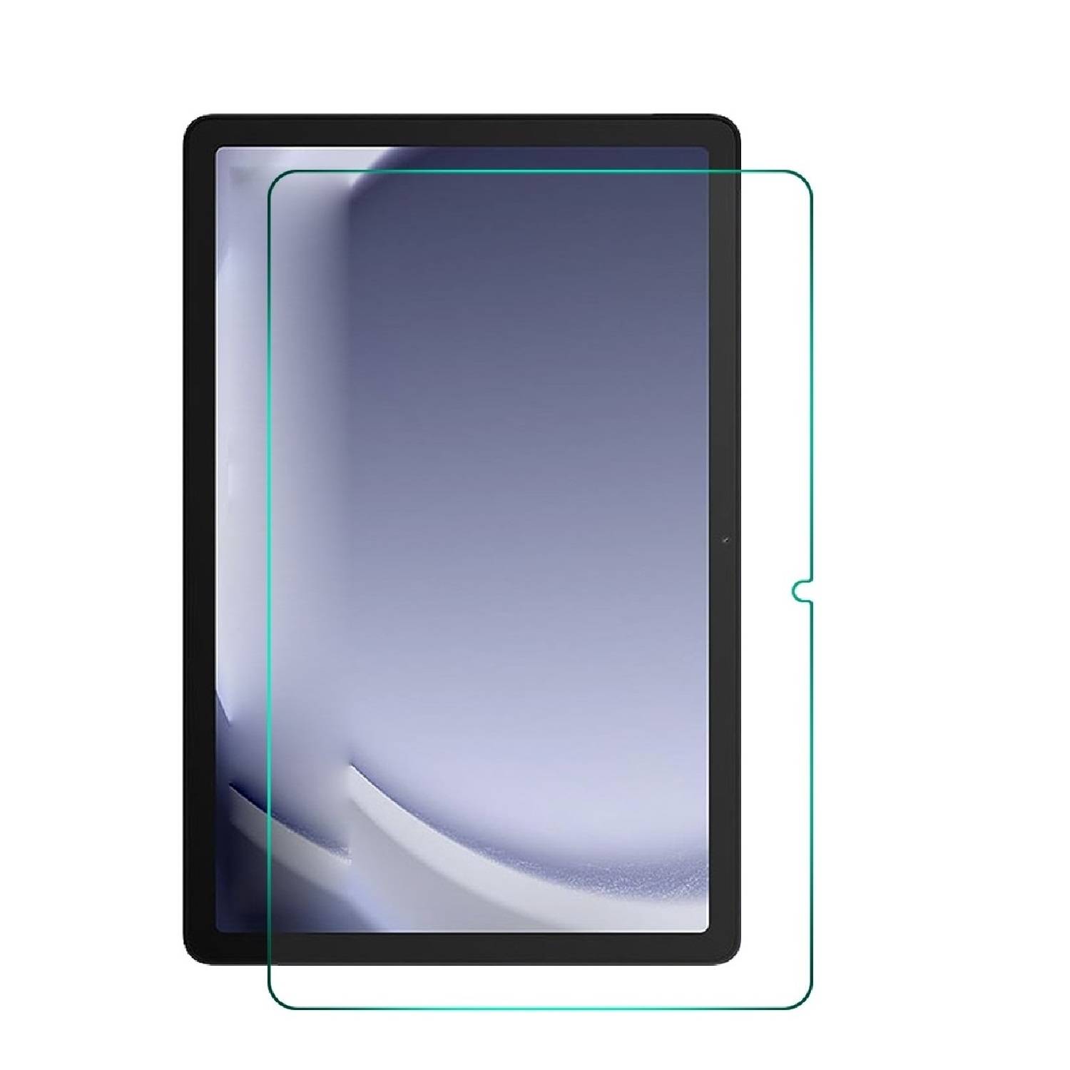 5x Displayschutzfolie für Samsung Galaxy Tab A9 3D KLAR PREMIUM Displayschutz Schutzfolie Folie