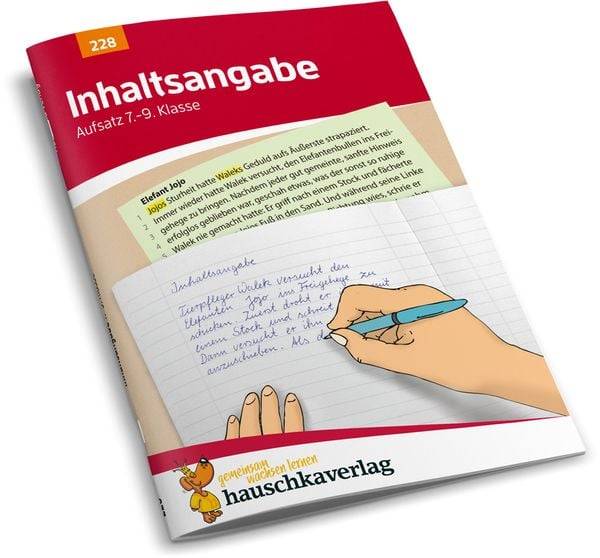 Aufsatz. Inhaltsangabe