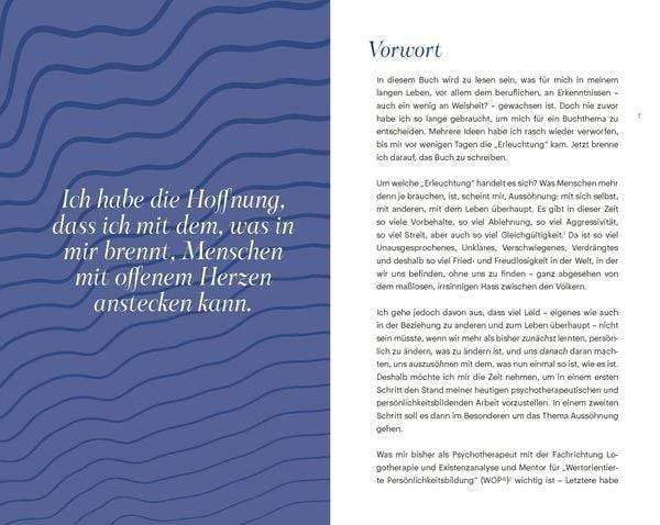 Aussöhnung mit uns selbst und dem unvollkommenen Leben