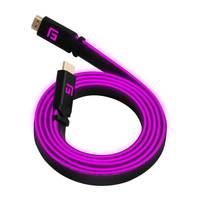 Floating Grip FG-HDMILED-300-PINK, 3 m, HDMI Typ A (Standard), HDMI Typ A (Standard), Schwarz