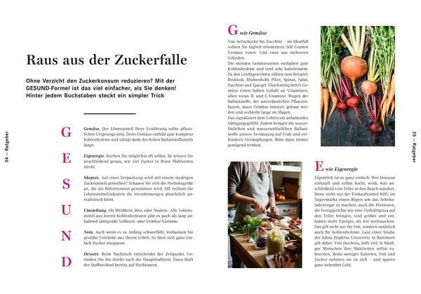 Apotheken Umschau: Gesünder essen – zuckerarm