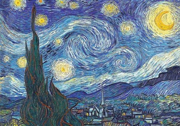 Trefl - Puzzle - Art Collection - Vincent van Goch / Die Sternennacht, 1000 Teile