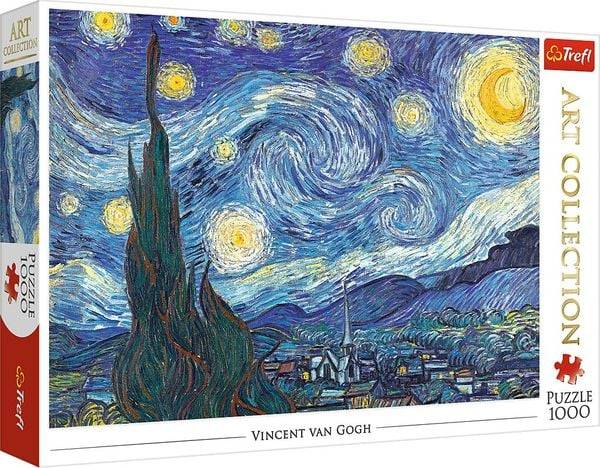 Trefl - Puzzle - Art Collection - Vincent van Goch / Die Sternennacht, 1000 Teile