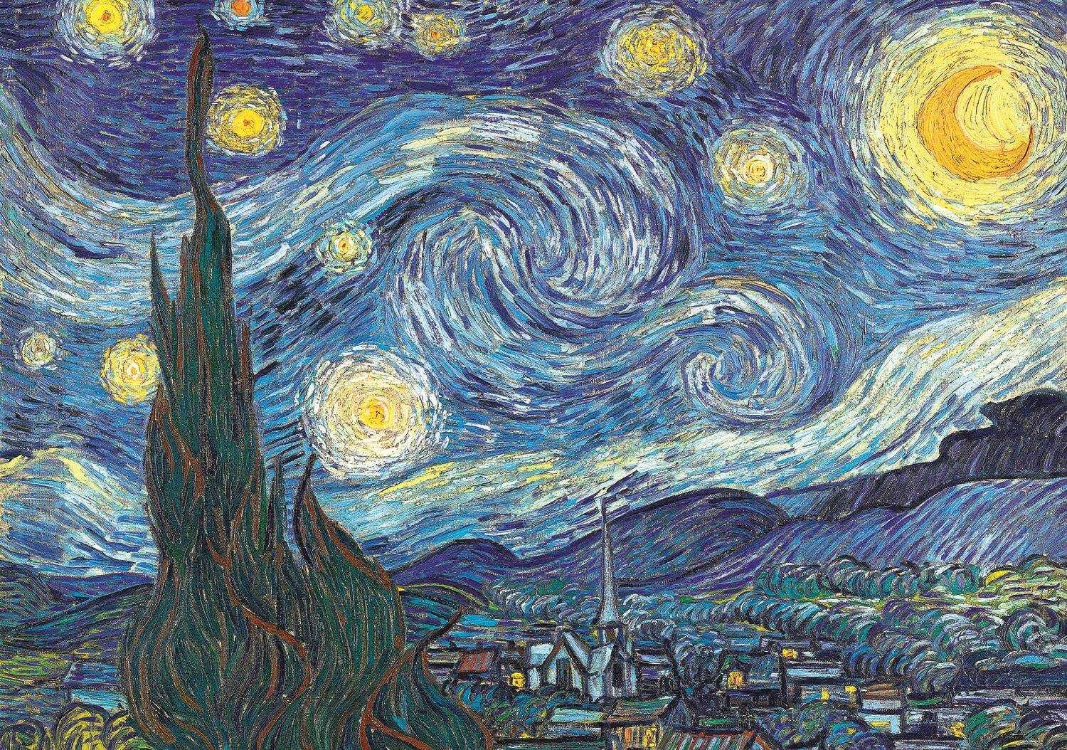 TREFL Starry Night Puzzle 1000 Teile