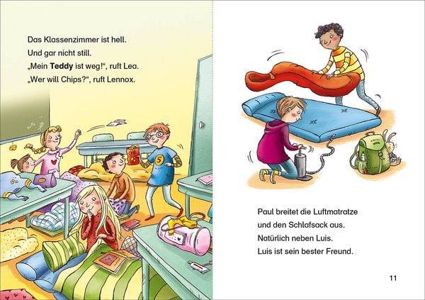 Leselöwen 1. Klasse - Lesenacht im Klassenzimmer
