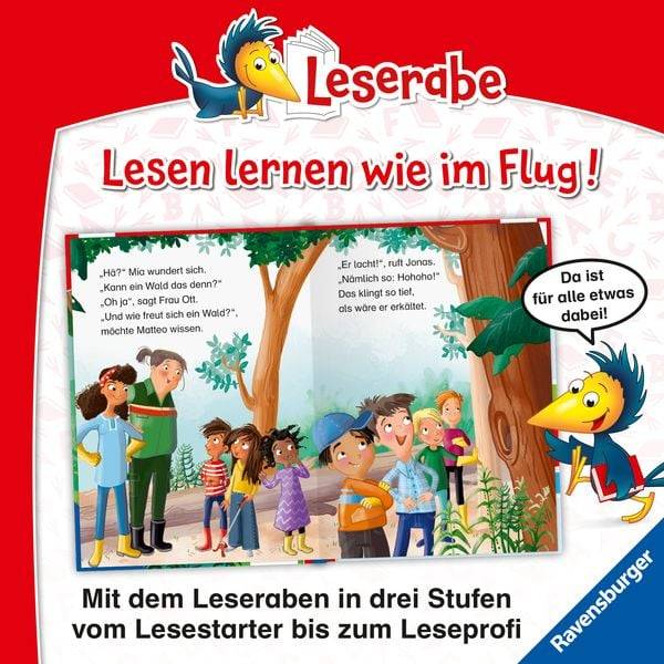 Rettung für den Klassen-Wald - Lesen lernen mit dem Leseraben - Erstlesebuch - K