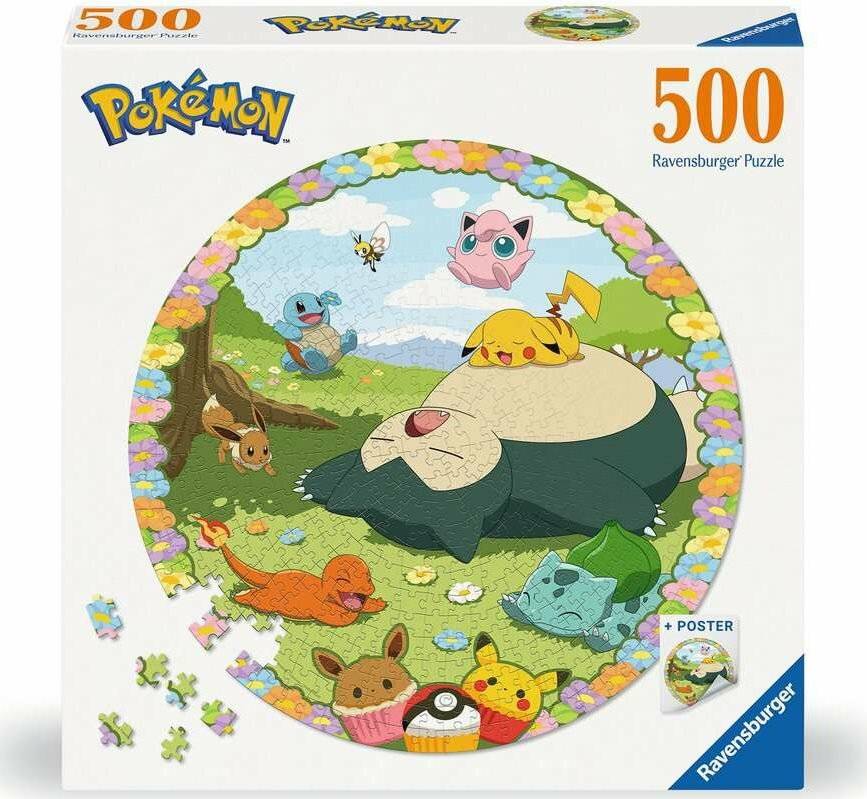 Ravensburger - Puzzle Blü hende PokÃ © mon 500p