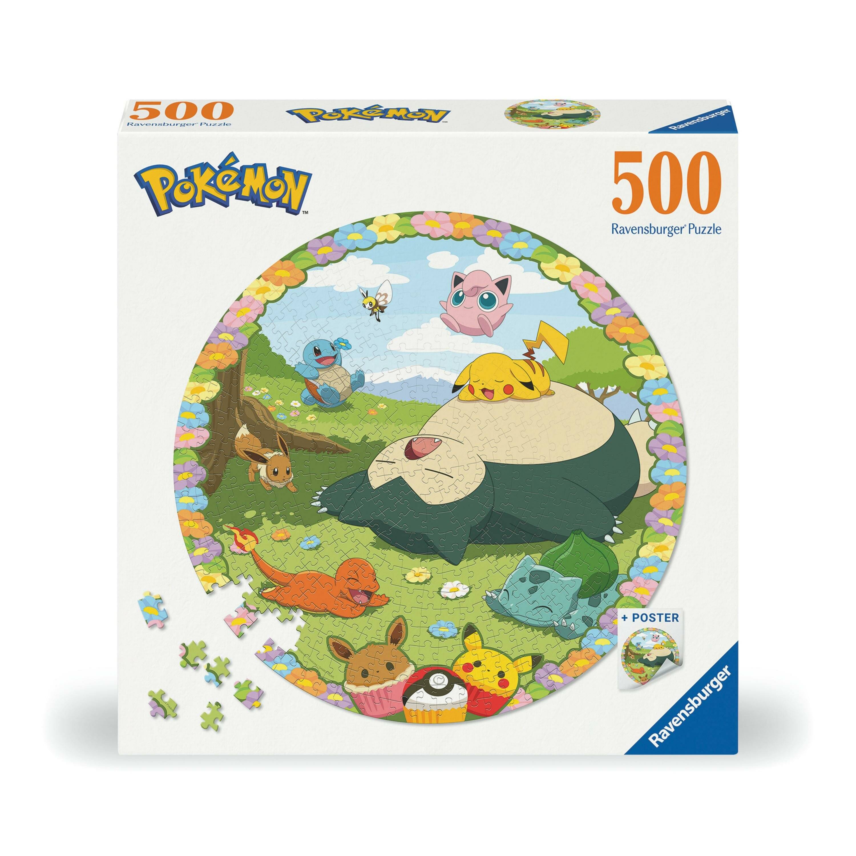 Ravensburger - Puzzle Blü hende PokÃ © mon 500p