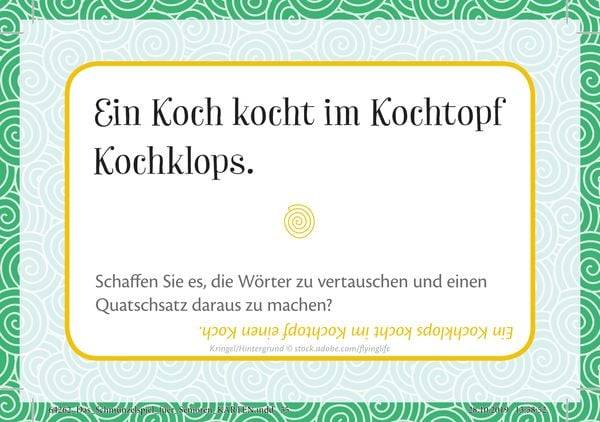 Das Schmunzelspiel für Senioren