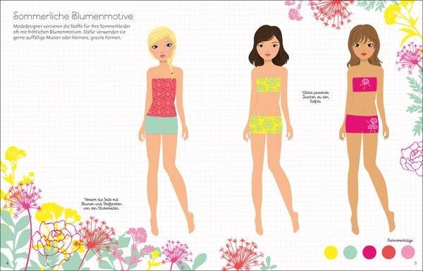 Mein Mode-Stickerbuch: Sommerkollektion