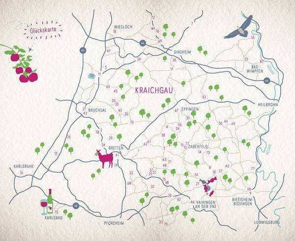 Glücksorte im Kraichgau. Mit Stromberg-Heuchelberg
