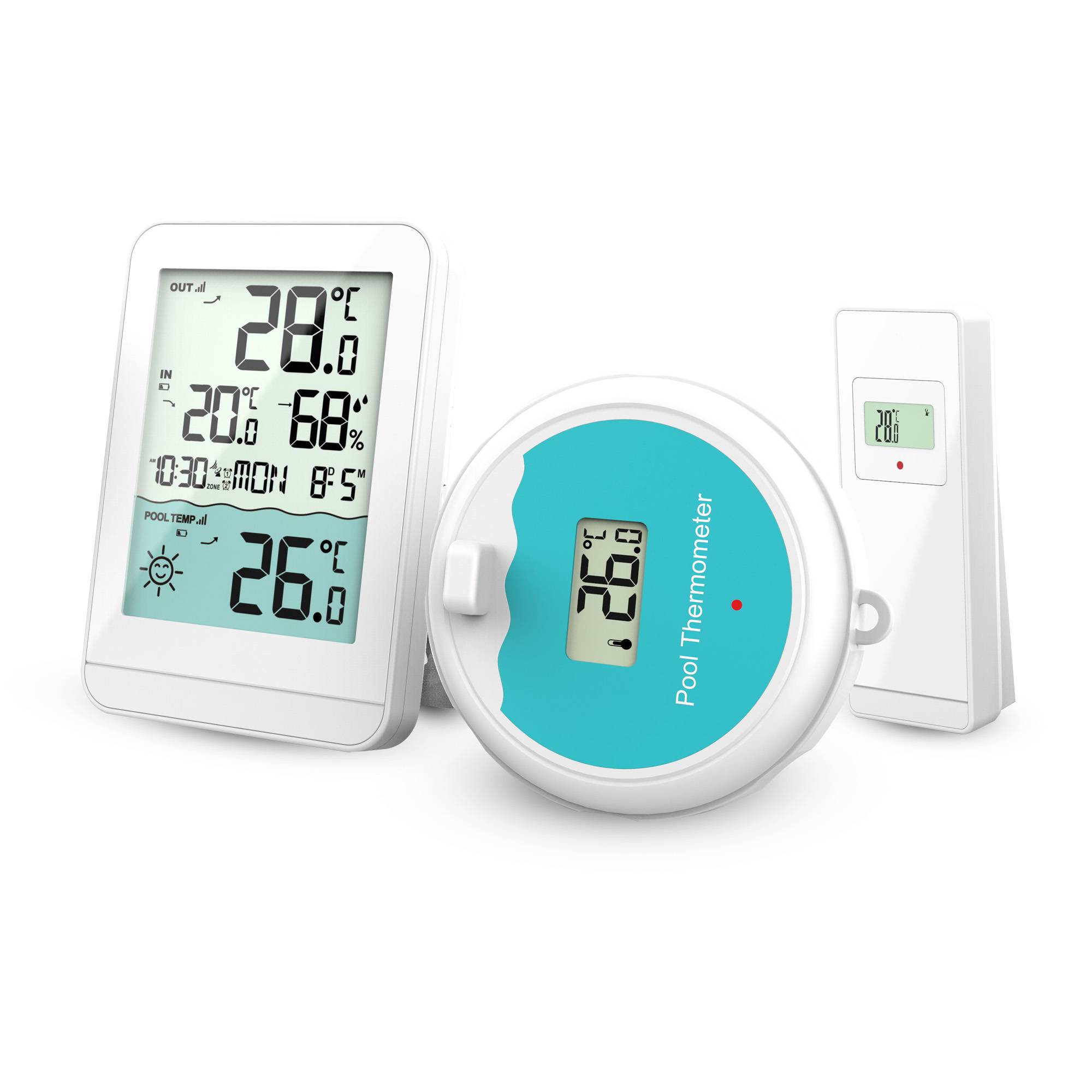Miraval Funk-Wetterstation + Sensor + Poolthermometer - 4-MV6544