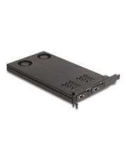Delock PCI Express x16 Karte Wechselrahmen für 2 x M.2 NVMe SSD Bifurcation