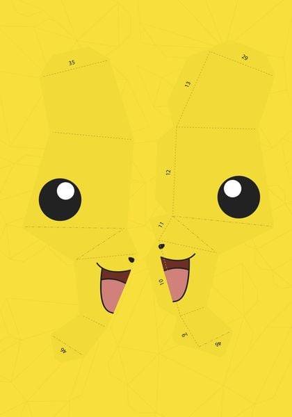 Pokémon: Pikachu - Dein Modell zum Selberbauen
