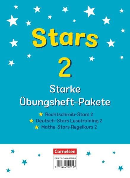 STARS - starke Übungshefte - 2. Schuljahr - Übungshefte im Paket mit Lösungen