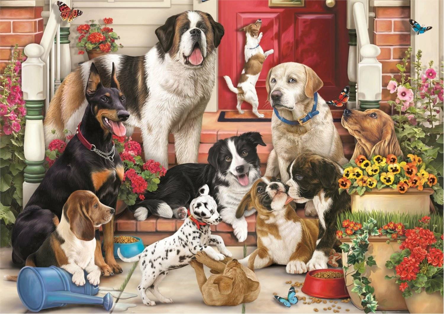 TREFL Puzzle Versteckte Formen: Hundespaß 1043 Teile