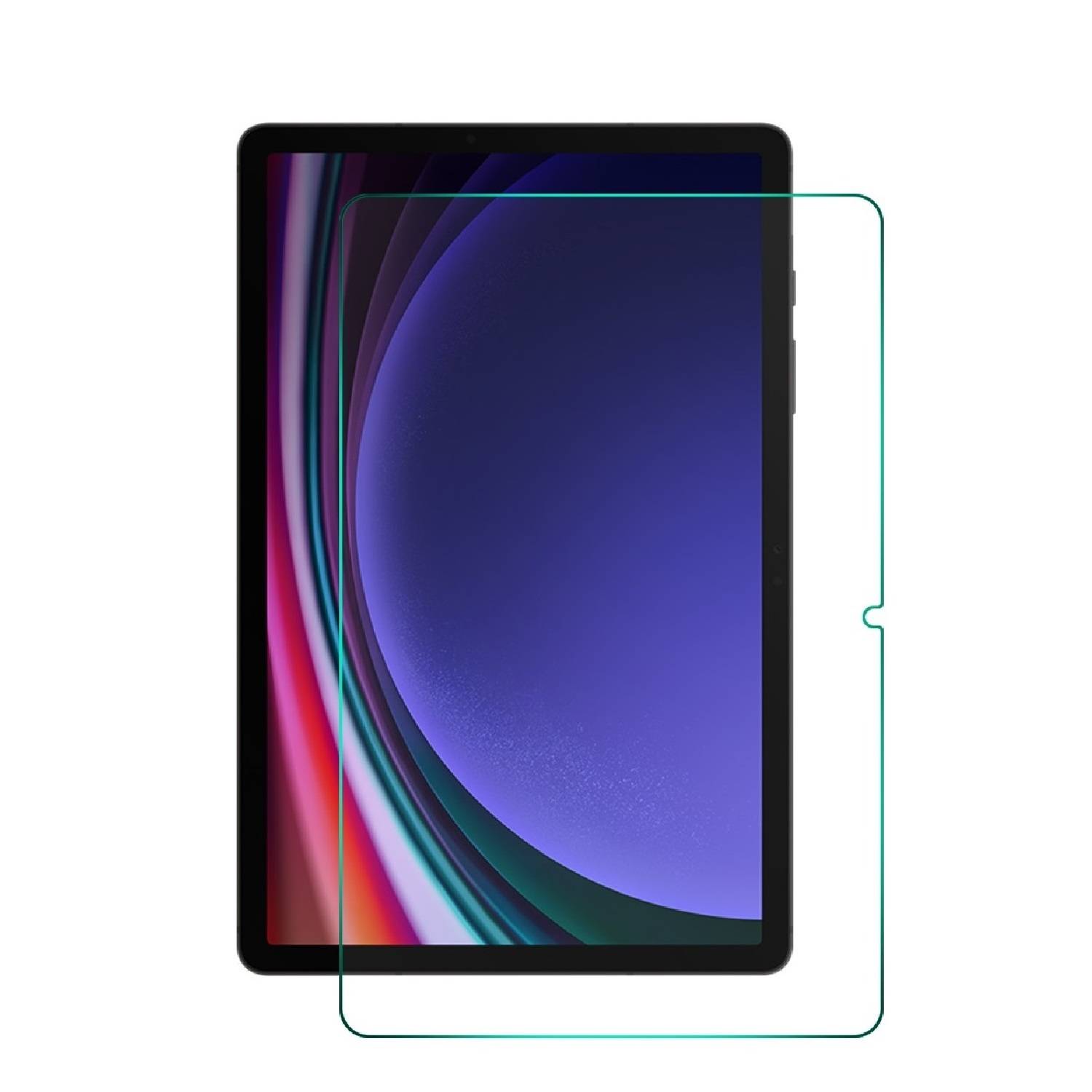 3x 9H Panzerglas für Samsung Galaxy Tab S9 Plus 3D KLAR Displayschutz Echtes Tempered Panzerhartglas Schutzglas Panzerfolie Schutzfolie