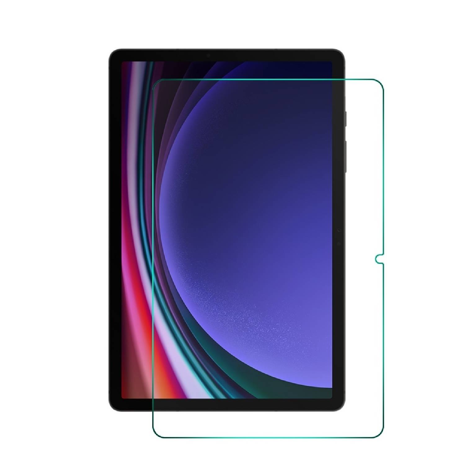 6x 9H Panzerglas für Samsung Galaxy Tab S9 Plus Displayschutz Schutzglas Matt entspiegelt echtes Tempered Glass Schutzfolie Hartglas Panzerfolie