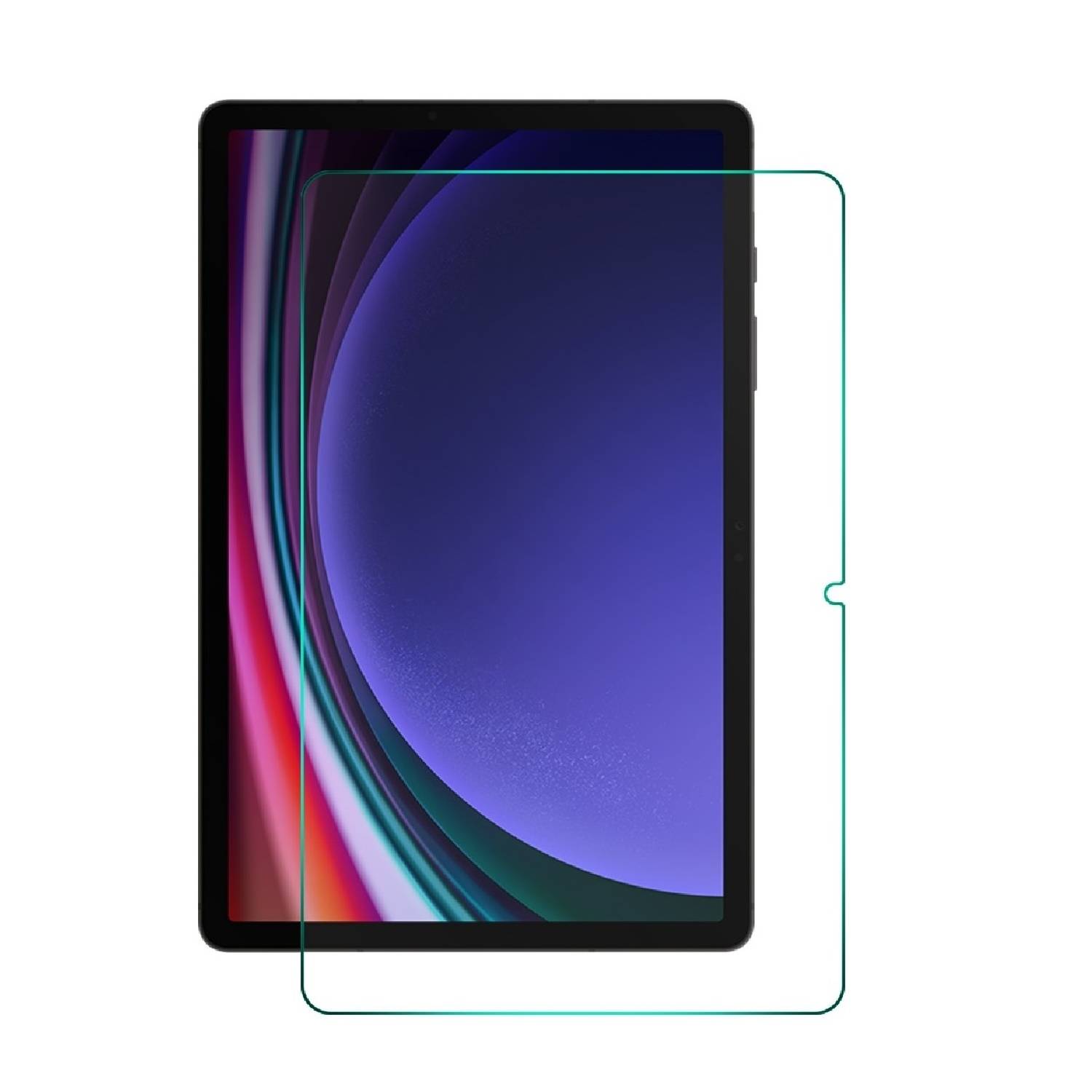 6x 9H Panzerglas für Samsung Galaxy Tab S9 Plus matt entspiegelt Nano-Glass Displayschutz Schutzglas Schutzfolie Panzerfolie Screen-Protector