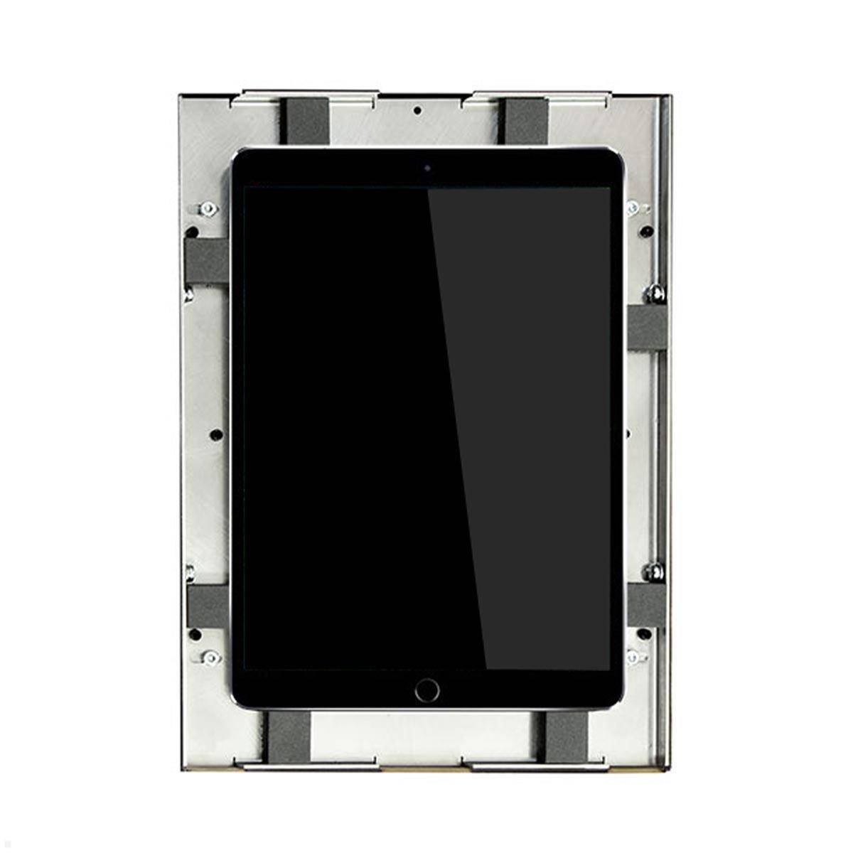 TabLines TWE115E Tablet Wandeinbau für Apple iPad Air 13.0 (M2), Edelstahl