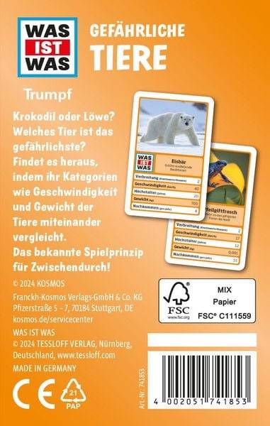 KOSMOS - Was ist Was Trumpf - Gefährliche Tiere