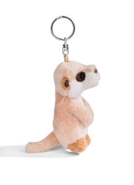 NICI 47871 - Schlüsselanhänger Erdmännchen, Plüsch, 10 cm, GREEN