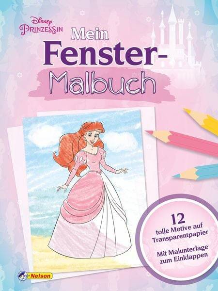 Disney Prinzessin: Mein Fenstermalbuch