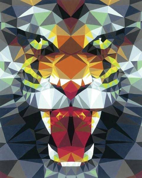 Ravensburger - Malen nach Zahlen - CreArt - Polygon Tiger