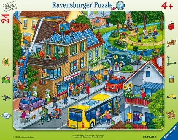 Puzzle Ravensburger Unsere grüne Stadt 24 Teile