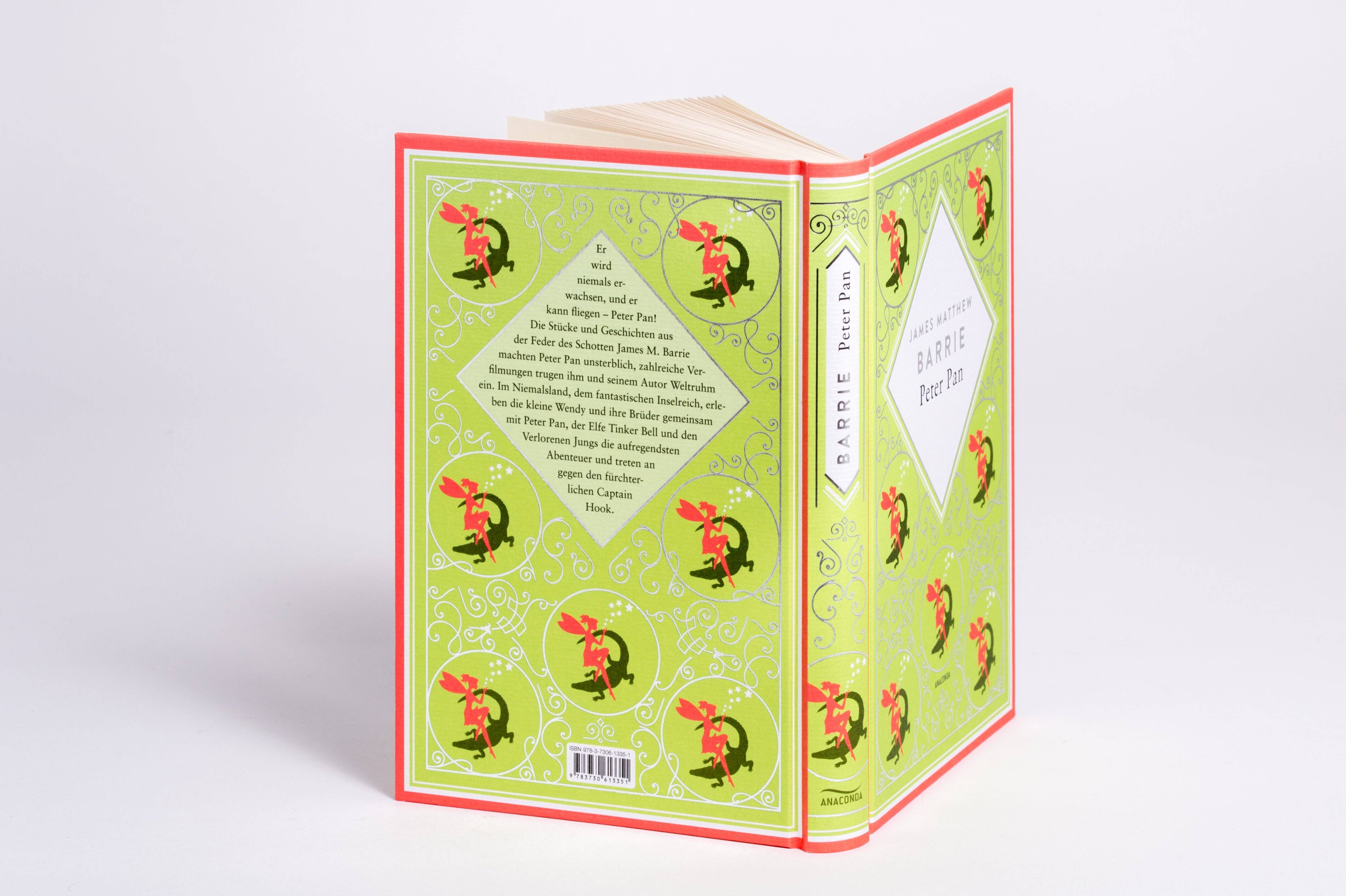 J.M. Barrie, Peter Pan. Schmuckausgabe mit Silberprägung