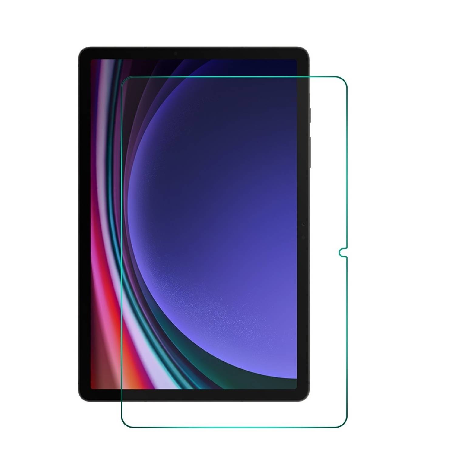 5x Displayschutzfolie für Samsung Galaxy Tab S9 Plus FULL COVER PREMIUM MATT ENTSPIEGELT Displayschutz Schutzfolie Folie