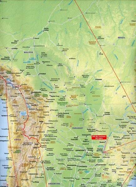 Lonely Planet South America Planning Map
