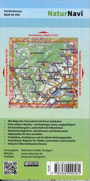 Vordertaunus 1 : 25 000, Blatt 46-556