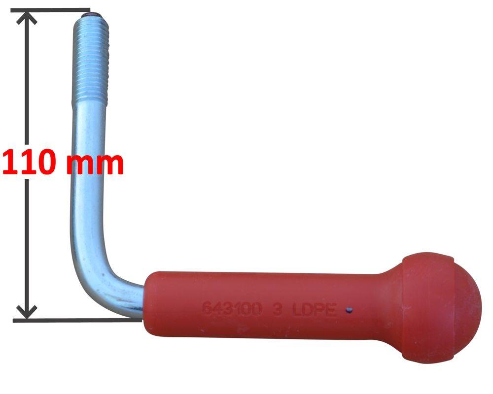 1 Stück - ALKO Feststellknebel für AL-KO Auflaufeinrichtung 150V + 200V